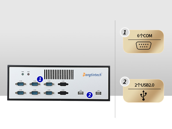 熊猫桌面式工控机,迷你工业主机,EPC-3100
