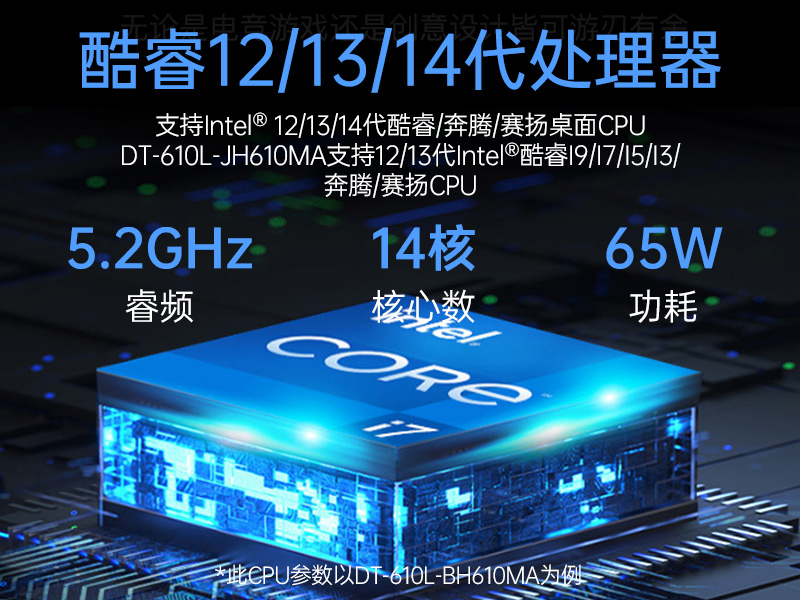 熊猫4U工控机,高性能工控电脑,DT-610L-BH610MA